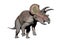 Triceratops dinosaur - 3d render