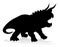 Triceratops Dinosaur Silhouette