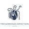 Trichomonas Infection (Trichomoniasis) icon. Trendy flat vector