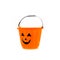 Trick Or Treat candy pail bucket isolated