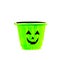 Trick Or Treat candy pail bucket isolated