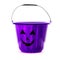 Trick Or Treat candy pail bucket isolated