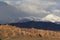 Tricolor mountains near Lake Issyk-Kul, Kyrgyzstan