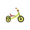 Tricycle icon, flat style