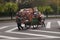 Tricycle loaded with waste paper