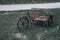 Tricycle wheelbarrow cart trolley parking outdoor