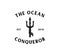 trident ocean king master icon logo design