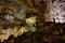 Trieste, internal of the karst cave named `The Giant`. Color image