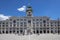 Trieste / ITALY - June 23, 2018: Unity of Italy Square italian Piazza Unita dItalia and beatiful building of City hall