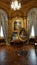 Trieste, Italy - October 1, 2023: Miramare castle, interiors view with furniture