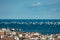 Trieste, Italy. Over 2000 of sails boat in the Adriatic sea during the Barcolana regatta 2017. The Biggest sail boat regata in the