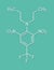 Trifluralin herbicide molecule