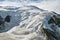 Trift glacier as seen from Hohsaas above the Saas-Grund village