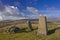 Trig point on the Arenig mountains