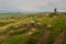 The trig point of Winshield Crag, the highest point on Hadrian`s Walk