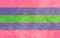Trigender sign, trigender pride flag