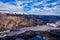 Triglav mountain above Bohinj lake valley in winter time