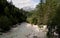 Triglavska Bistrica river in the Vrata valley in Triglav national park in Julian Alps