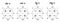 Trigonometric circle divided into four quadrants.Versatile trigonometry cheat sheet.Determination of signs of functions sine