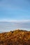 Trigonometry point on top of The Roaches at sunset in the Peak District National Park