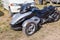 Trike or tricycle vehicle Spyder is made by Bombardier Recreational Products or BRP is a Canadian company