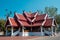 The Trilak Cemetery at Luang Phor Kasem Khemako statue that located in Lampang.