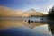 Trillium lake view at sunrise