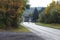 Trimbs, Germany - 10 27 2021: main street of Eifel village Trimbs in autumn with normal traffic