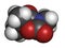 Trimethadione anticonvulsant drug molecule. Used in treatment of seizures. Atoms are represented as spheres with conventional