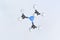 Trimethylamine molecule, scientific molecular model, looping 3d animation