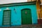 Trinidad, Cuba. Local street with traditional Cuban houses.