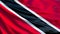 Trinidad and Tobago flag. 3d illustration