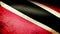 Trinidad & Tobago Flag Waving, grunge look