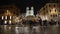 Trinita dei Monti church, spanish steps and Spain square