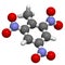 Trinitrotoluene (TNT) explosive molecule