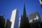 Trinity Church from street level, New York City, NY