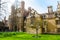 Trinity College and Newton`s apple tree, Cambridge, UK