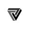Trinity Triangle Logo Template Illustration Design. Vector EPS 10