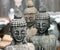 A Trio of Stone Buddhas