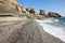 Triopetra pebble beach. Mediterranean sea. Greece