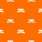 Trip dirigible pattern vector orange