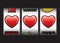 Triple hearts slots machine