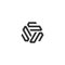 Triple Letter S Alphabet. Initial Letters S S S logo icon Vector Illustration