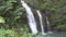 Triple Scenic Waterfall on the Island of Maui