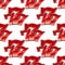 Triple seven background seamless pattern