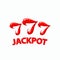 Triple seven jackpot illustration. Women`s lips and 777 winnings in the casino.