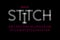 Triple stitch style font