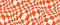 Trippy checkerboard background. Orange retro psychedelic checkered wallpaper. Wavy groovy chessboard surface. Distorted