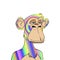 Trippy rainbow bored ape yacht club NFT