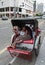 A trishaw driver in George Town, Malaysia.